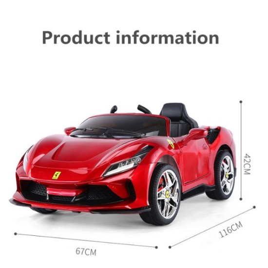 Ferrari Licensed remote control and self driving electric car for children